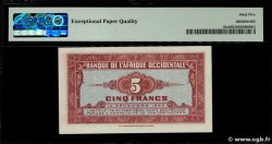 5 Francs FRENCH WEST AFRICA  1942 P.28a fST+