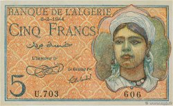 5 Francs ALGERIEN  1944 P.094a