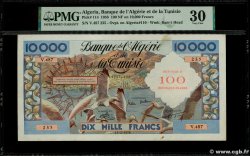 100 Nouveaux Francs sur 10000 Francs ALGERIA  1958 P.114