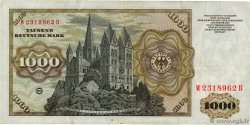 1000 Deutsche Mark GERMAN FEDERAL REPUBLIC  1960 P.24a S