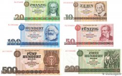 10 au 500 Mark Lot GERMAN DEMOCRATIC REPUBLIC  1971 P.27a au P.33