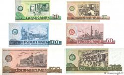 10 au 500 Mark Lot GERMAN DEMOCRATIC REPUBLIC  1971 P.27a au P.33 AU+