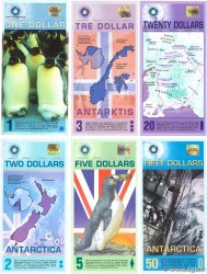 50 Dollars Lot ANTARCTIQUE  2008  ST