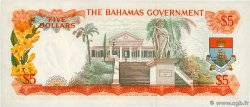 5 Dollars BAHAMAS  1965 P.21a fST+