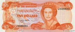 5 Dollars BAHAMAS  1984 P.45b