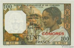 100 Francs COMORE  1960 P.03b2 FDC