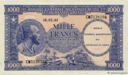 1000 Francs CONGO (RÉPUBLIQUE)  1962 P.002a TTB+