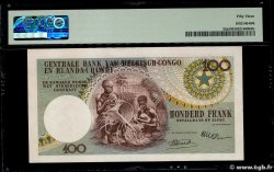 100 Francs CONGO BELGE  1956 P.33a SUP+