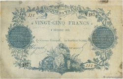 25 Francs type 1870 - Clermont-Ferrand Faux FRANKREICH  1870 F.A44.01x SS