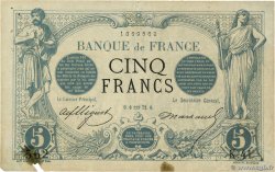 5 Francs NOIR FRANKREICH  1872 F.01.02 fSS