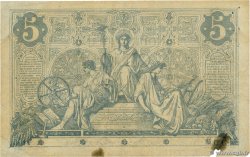 5 Francs NOIR FRANCIA  1872 F.01.02 BC+