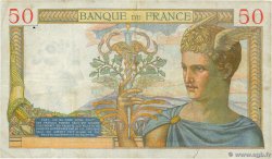 50 Francs CÉRÈS FRANCE  1937 F.17.34 F+