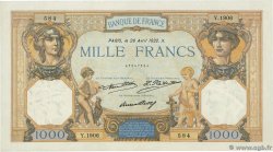 1000 Francs CÉRÈS ET MERCURE FRANCE  1932 F.37.07 SUP+