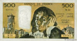 500 Francs PASCAL FRANCE  1970 F.71.05 F+