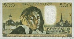 500 Francs PASCAL FRANKREICH  1972 F.71.08 SS