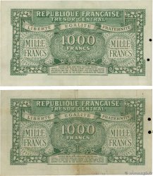 1000 Francs MARIANNE THOMAS DE LA RUE Faux FRANCIA  1945 VF.13.02x MBC+