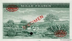 1000 Francs Spécimen GUINEA  1960 P.15s FDC