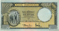 1000 Rupiah INDONESIA  1957 P.053 XF