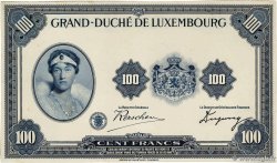 100 Francs Épreuve LUSSEMBURGO  1934 P.39e q.FDC
