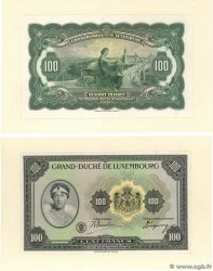 100 Francs Épreuve LUSSEMBURGO  1934 P.39e q.FDC
