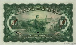100 Francs Spécimen LUXEMBOURG  1934 P.39s UNC-