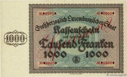 1000 Francs Épreuve LUSSEMBURGO  1939 P.40e q.FDC