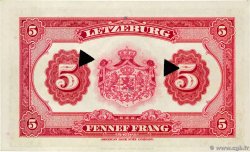 5 Francs Annulé LUXEMBURG  1944 P.43a fST+