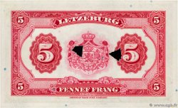 5 Francs Annulé LUXEMBURG  1944 P.43b fST+