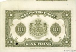 10 Francs Épreuve LUXEMBOURG  1944 P.44e pr.NEUF