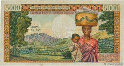 5000 Francs - 1000 Ariary MADAGASKAR  1966 P.060a S