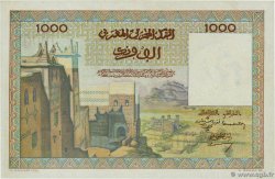 1000 Francs MAROKKO  1951 P.47 VZ+