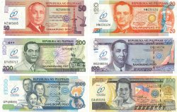 20 au 1000 Pesos Commémoratif PHILIPPINES  2009 P.200 au P.205 UNC-
