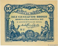 10 Centavos PORTOGALLO  1917 P.095c FDC