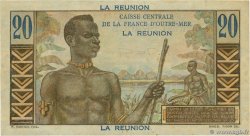 20 Francs Émile Gentil ÎLE DE LA RÉUNION  1947 P.43a TTB