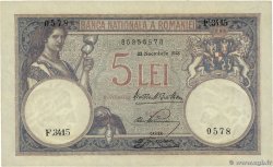 5 Lei ROMANIA  1928 P.019a AU