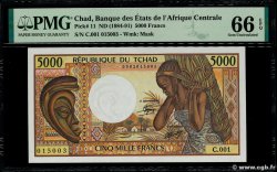 5000 Francs TCHAD  1984 P.11 NEUF