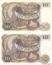 10 Pounds Lot ENGLAND  1966 P.376b UNC-