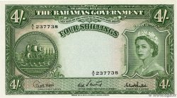 4 Shillings BAHAMAS  1961 P.13c fST+