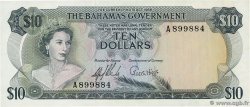 10 Dollars BAHAMAS  1965 P.22a