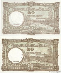 20 Francs BELGIO  1944 P.111 AU