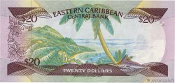 20 Dollars EAST CARIBBEAN STATES  1987 P.19a FDC