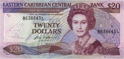 20 Dollars EAST CARIBBEAN STATES  1987 P.19l SC+