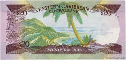20 Dollars CARIBBEAN   1987 P.19l UNC-