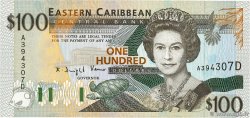 100 Dollars EAST CARIBBEAN STATES  1994 P.35d UNC