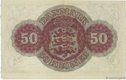 50 Kroner DINAMARCA  1944 P.038a AU