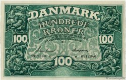 100 Kroner DENMARK  1944 P.039a AU+