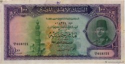 100 Pounds EGIPTO  1951 P.027b MBC