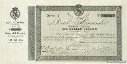 100 Reales Vellon SPAGNA Bayona 1873 P.- BB