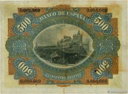 500 Pesetas SPAIN  1907 P.065a F