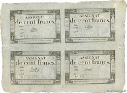 100 Francs Planche FRANCE  1795 Ass.48a-p AU